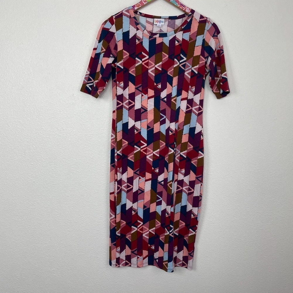 LuLaRoe Julia dress size S // 1957